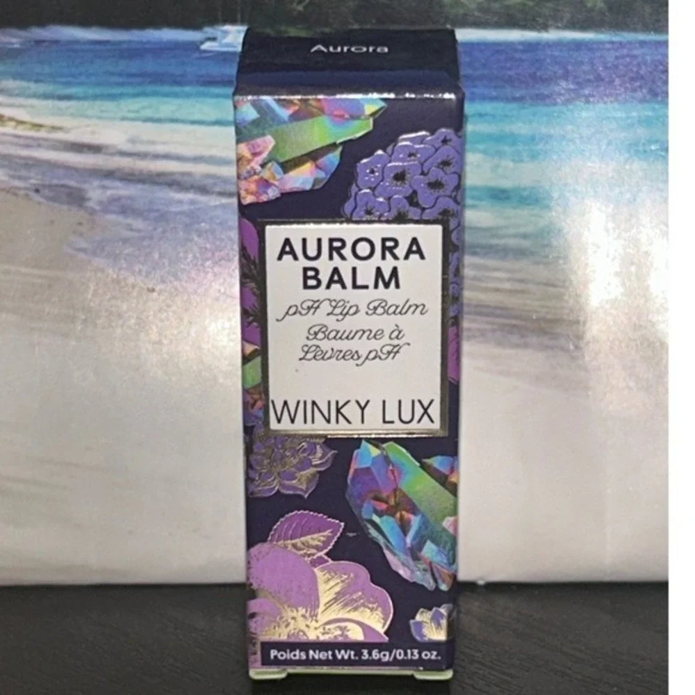 Winky Lux Aurora Balm pH Lip Balm Iridescent Custom Tint 3.6g New